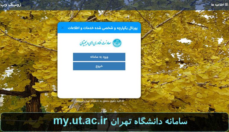 سامانه دانشگاه تهران